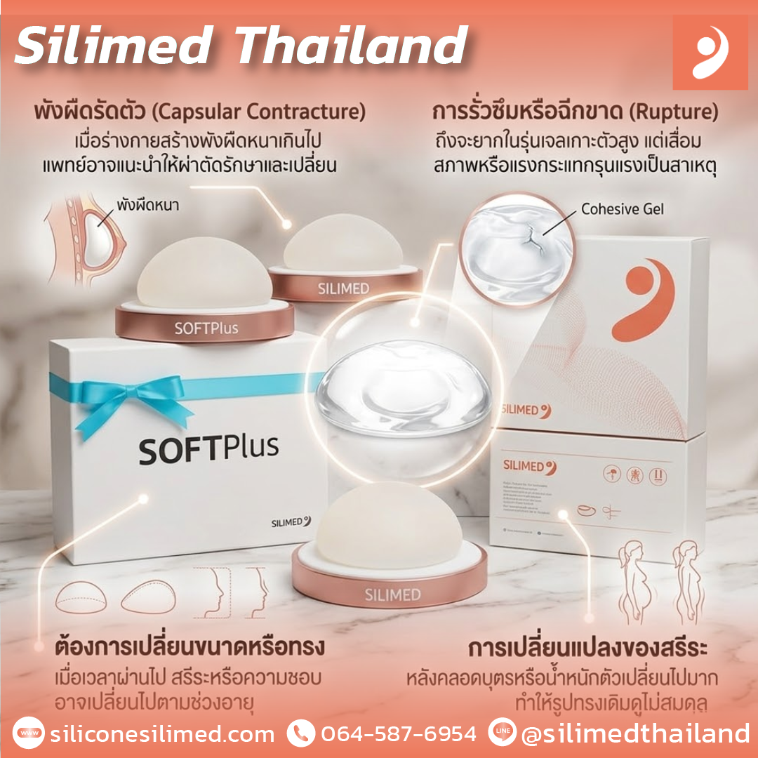 เต้านมเทียมมีอายุการใช้งานกี่ปี?
