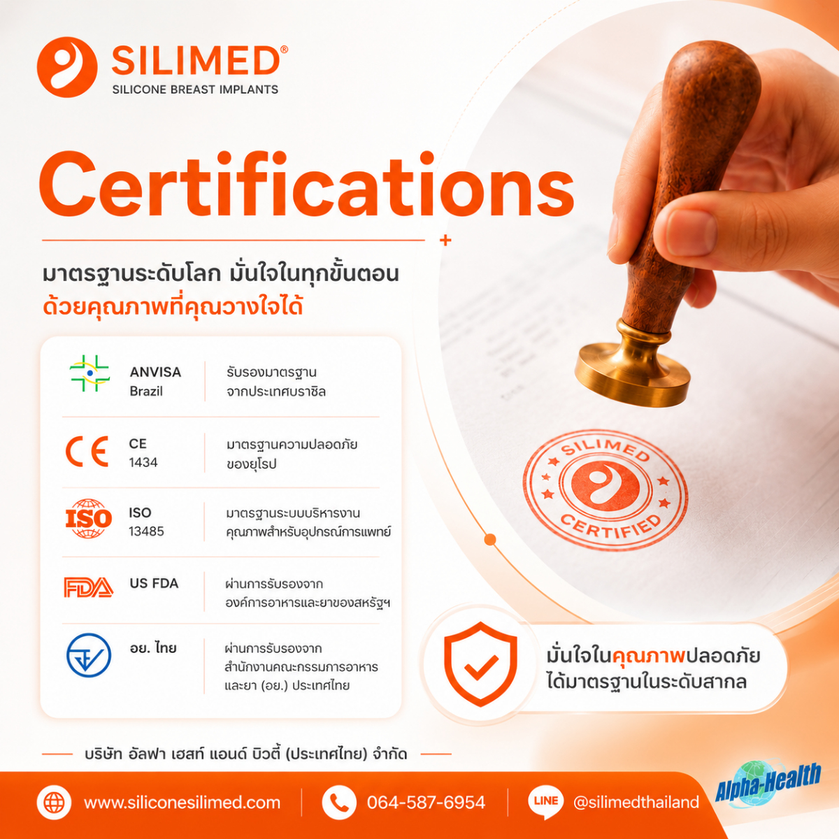ซิลิโคนนม Silimed ดีไหม