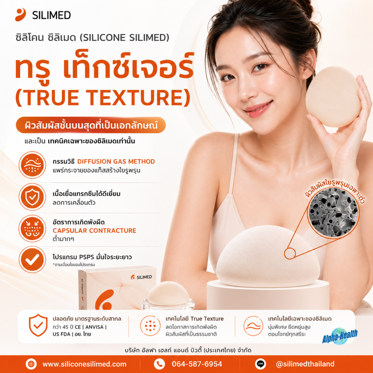 ซิลิโคนนม ผิวเรียบหรือผิวทราย ดีกว่ากัน