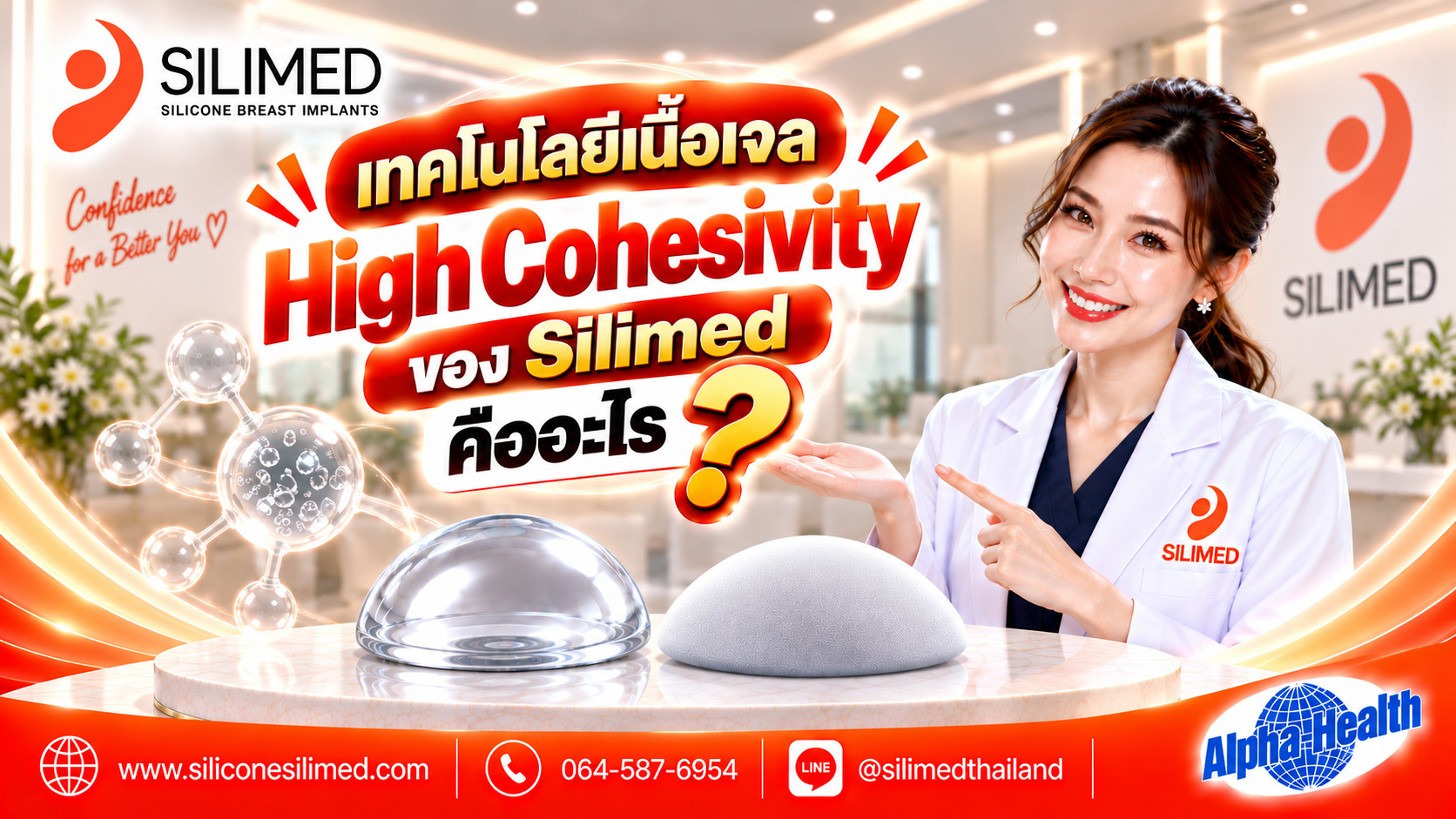 เทคโนโลยีเนื้อเจล High Cohesivity ของ Silimed คืออะไร เทคโนโลยีเนื้อเจล High Cohesivity ของ Silimed คืออะไร