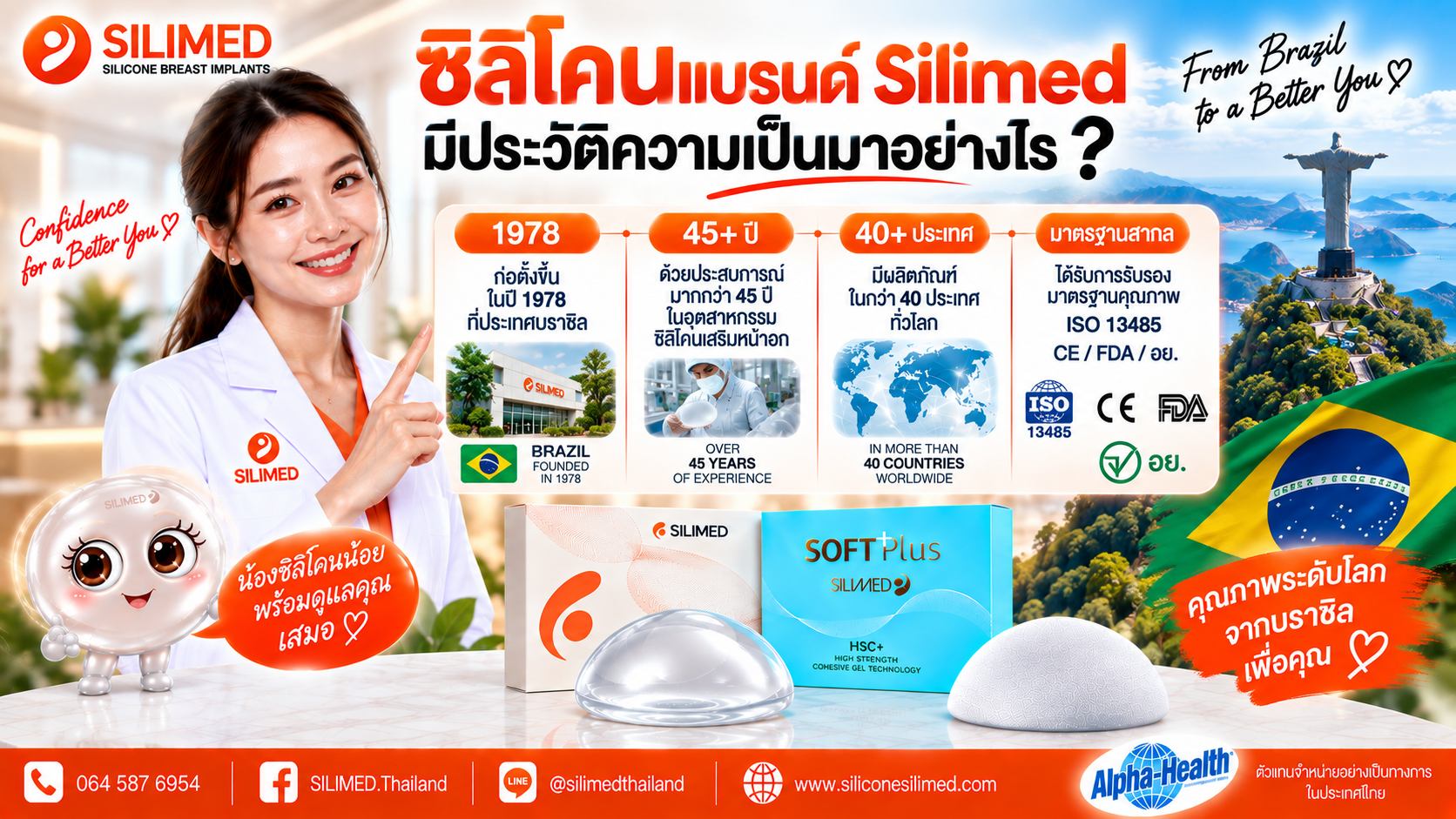 ซิลิโคนแบรนด์ Silimed มีประวัติความเป็นมาอย่างไร